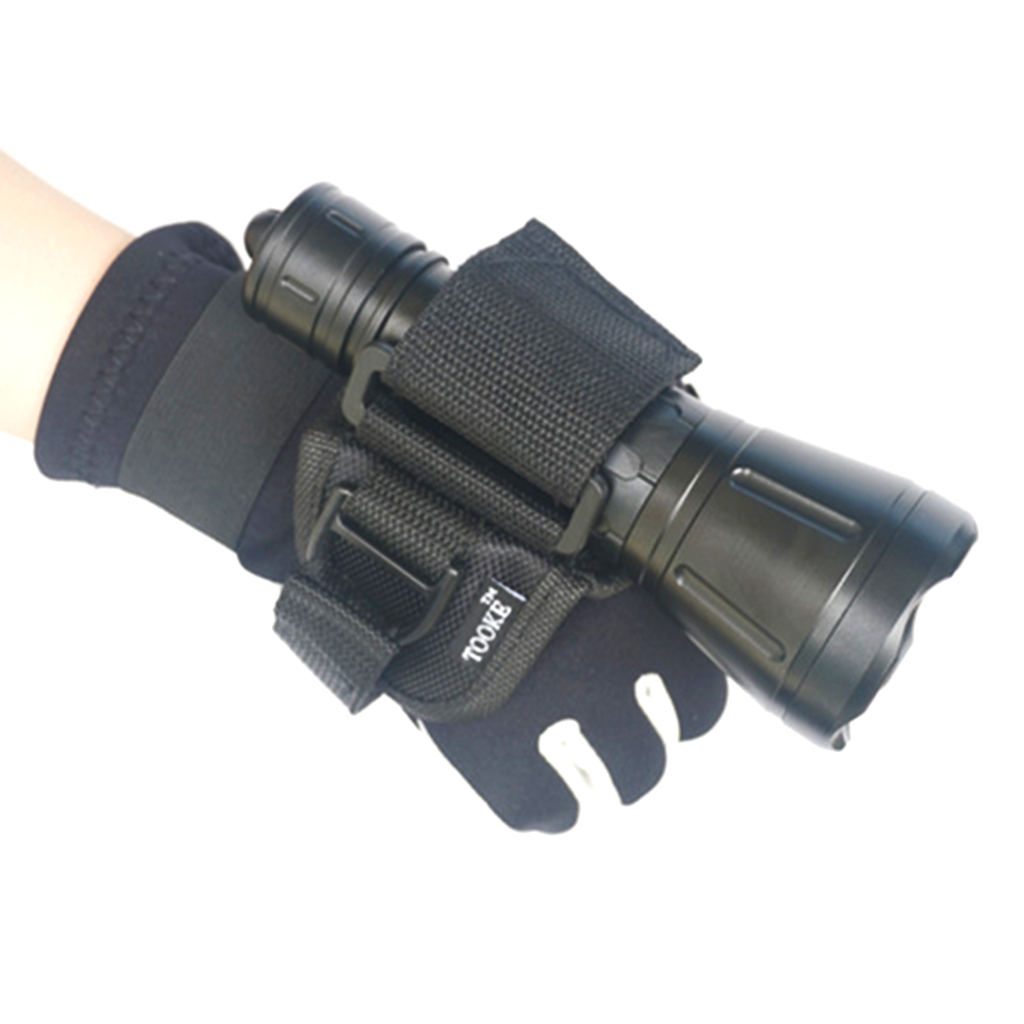 Hand Free Glove for Carrying S - Underwater Flashlight ulasan dan harga