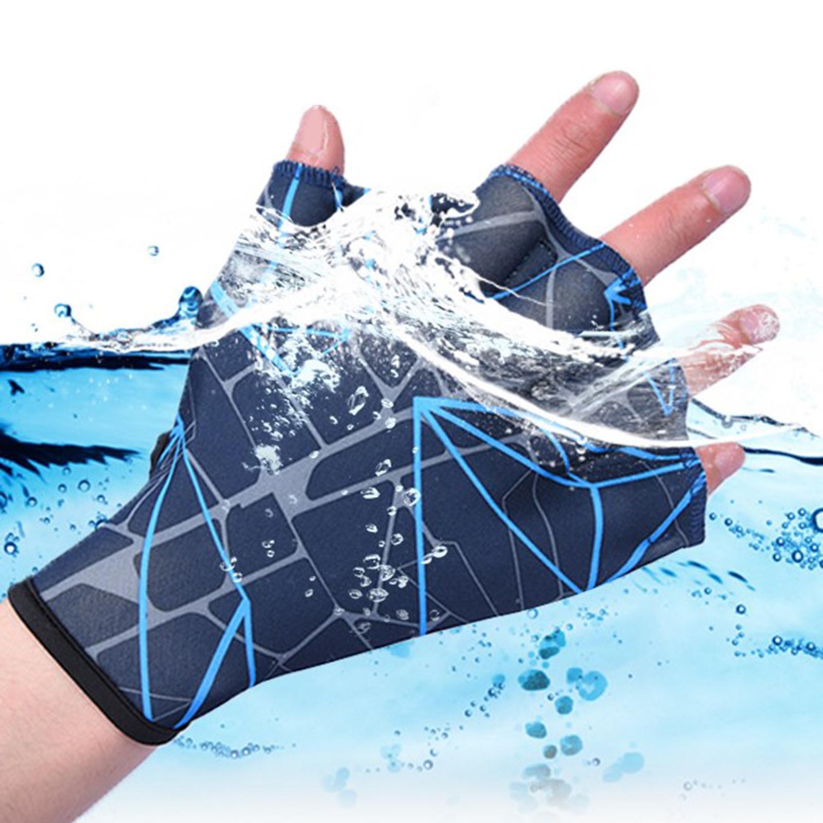 Professional Swimming Gloves U - Aquatic Water Sports ulasan dan harga
