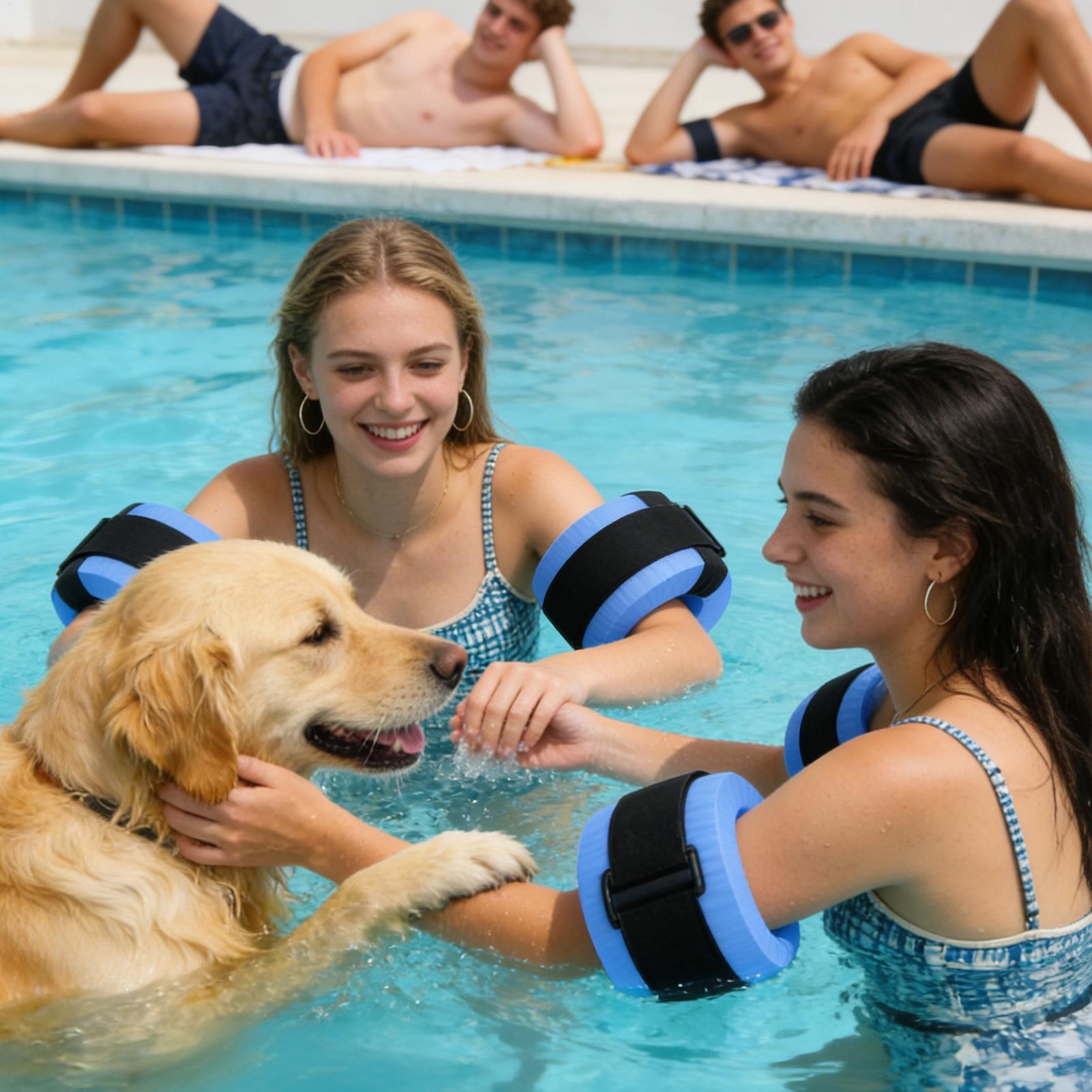 2pcs Foam Swimming Float Ring  - Aquatic Sports For Kids ulasan dan harga