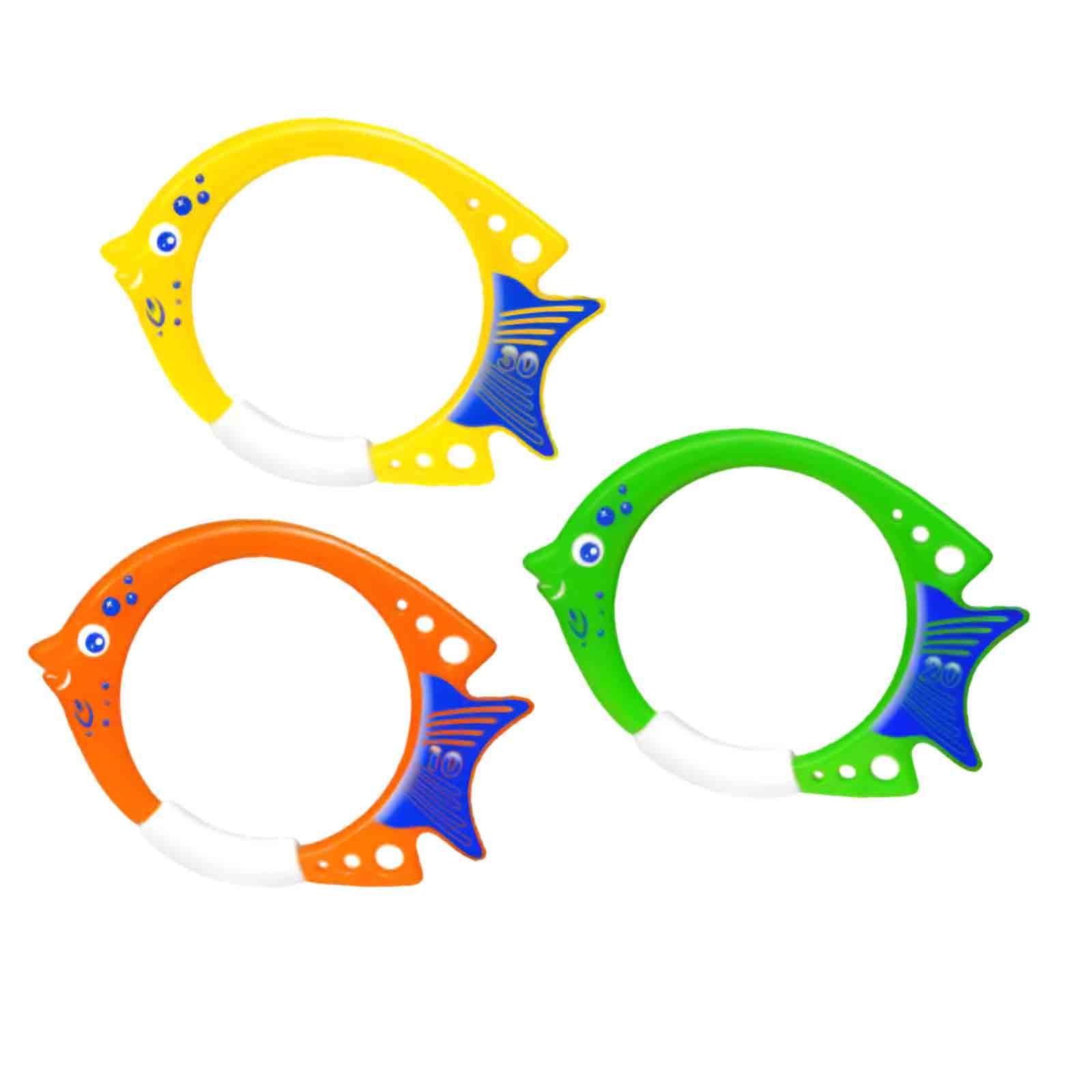 3 Pieces Fish Ring Toys Fun Tr - Aquatic Sports Equipment ulasan dan harga