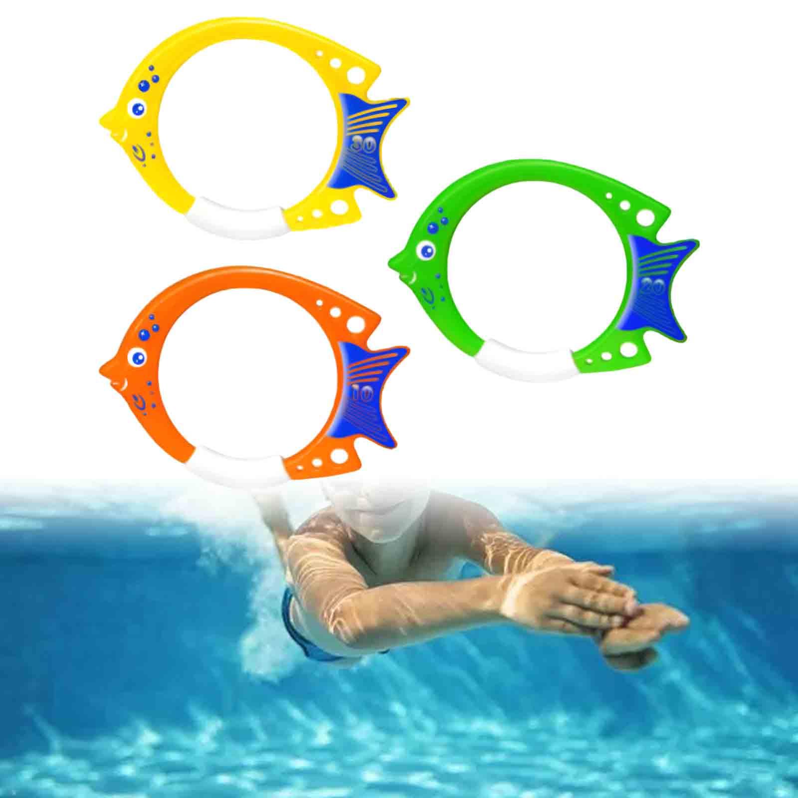 3 Pieces Fish Ring Toys Fun Tr - Aquatic Sports Equipment ulasan dan harga