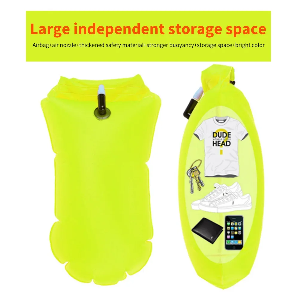1 PC Dry Bag Inflatable Open S - Swim Buoy Open Water ulasan dan harga