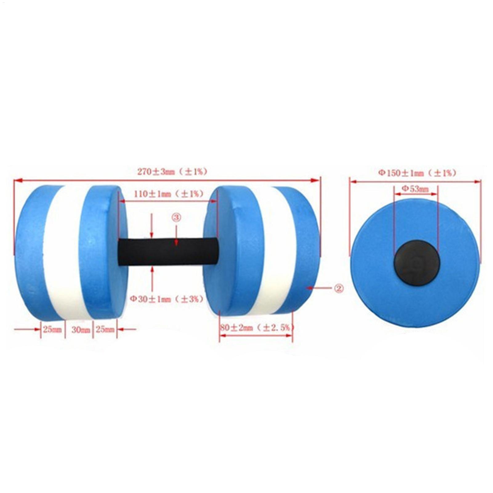 1/2pcs EVA Water Dumbbell Pool - Aquatic Sports Equipment ulasan dan harga