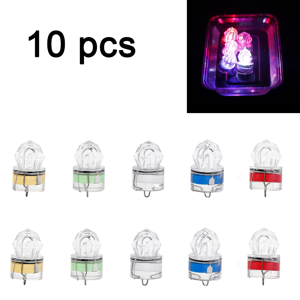 10 pcs LED Fishing Lamp Underw - Underwater Flashlight ulasan dan harga