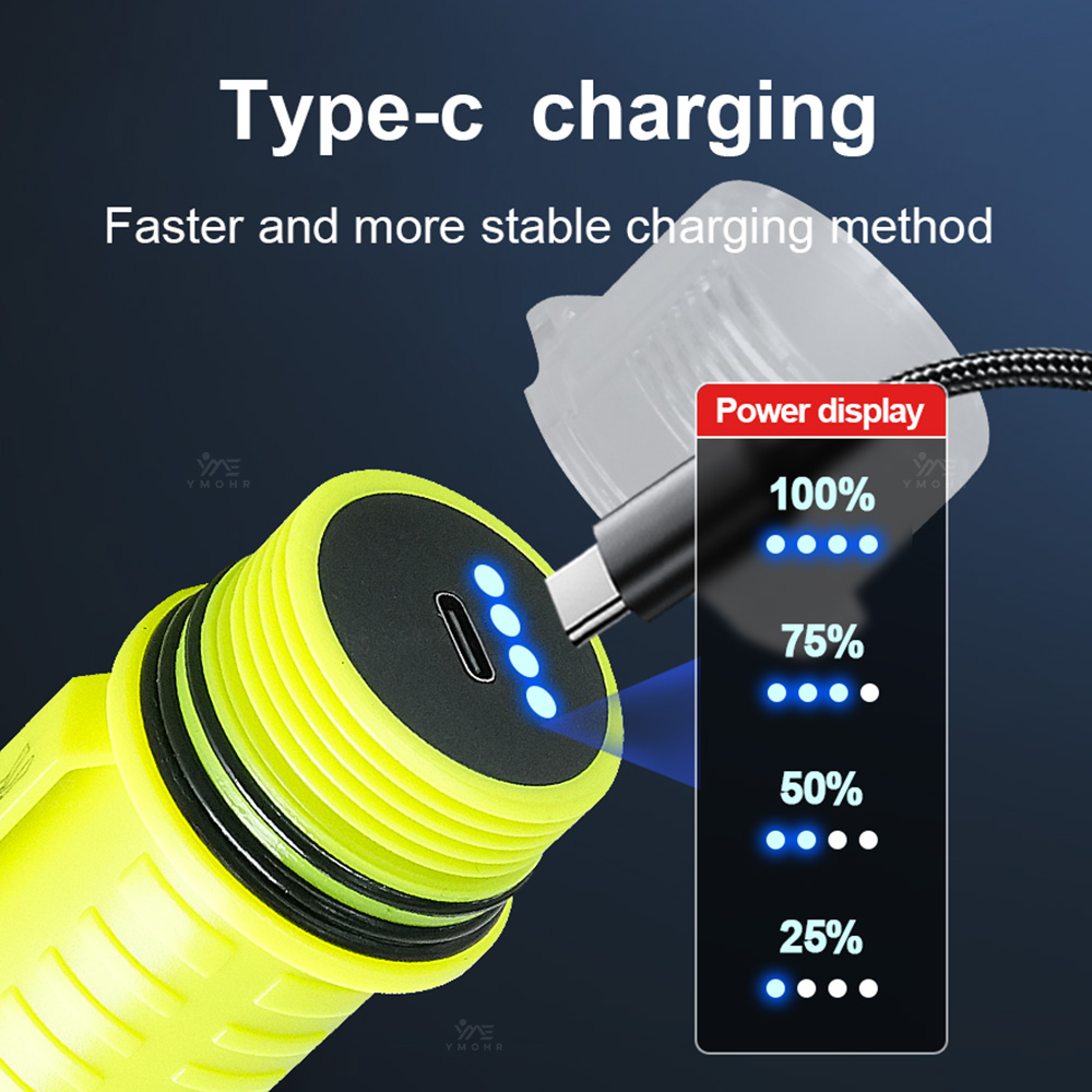 New Portable Professional LED  - Underwater Flashlight ulasan dan harga