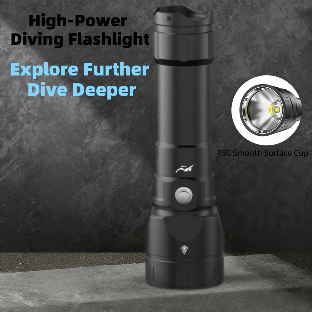 Powerful Diving Flashlight Wat - Underwater Flashlight ulasan dan harga