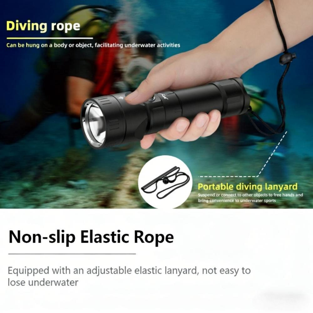 Powerful Diving Flashlight Wat - Underwater Flashlight ulasan dan harga